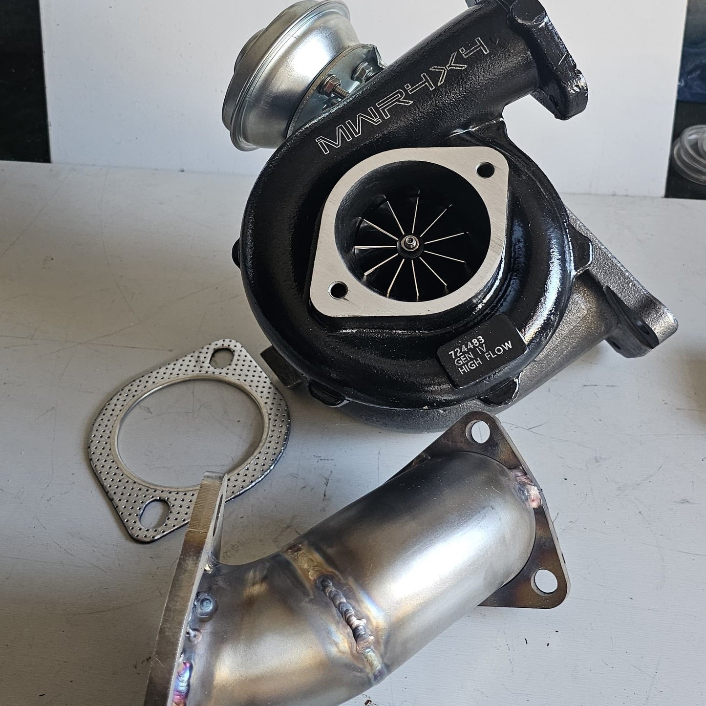 High-Flow Hybrid Variable-Geometry Turbo (Vacuum-Actuated, 4th Gen) – Toyota 4.2L Diesel 1HDT / 1HDFT / 1HDFTE (1992–2008)