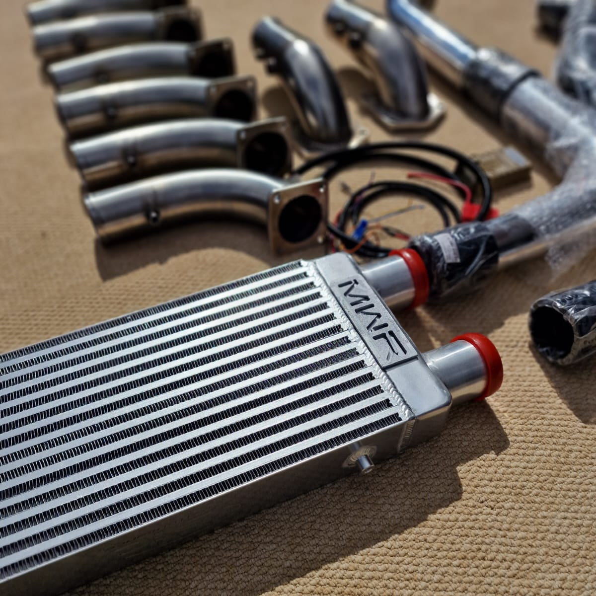 Performance Front Mount Intercooler Kit – Toyota Land Cruiser 100 Series 1HD-FTE (Direct-Fit Upgrade)