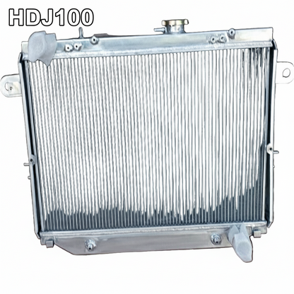Aluminum High-Flow Radiator – Toyota Land Cruiser HDJ100 (1HD-FTE) & HDJ80 (1HD-FT/1HD/1HZ) – Fits Automatic & Manual