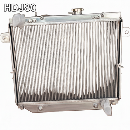 Aluminum High-Flow Radiator – Toyota Land Cruiser HDJ100 (1HD-FTE) & HDJ80 (1HD-FT/1HD/1HZ) – Fits Automatic & Manual