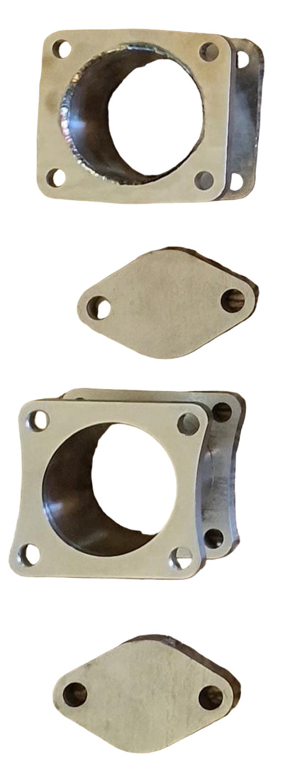 EGR Delete / Block-Off Spacer Kit – Toyota Land Cruiser HDJ100 (1HD-FTE) – Stainless with Cap